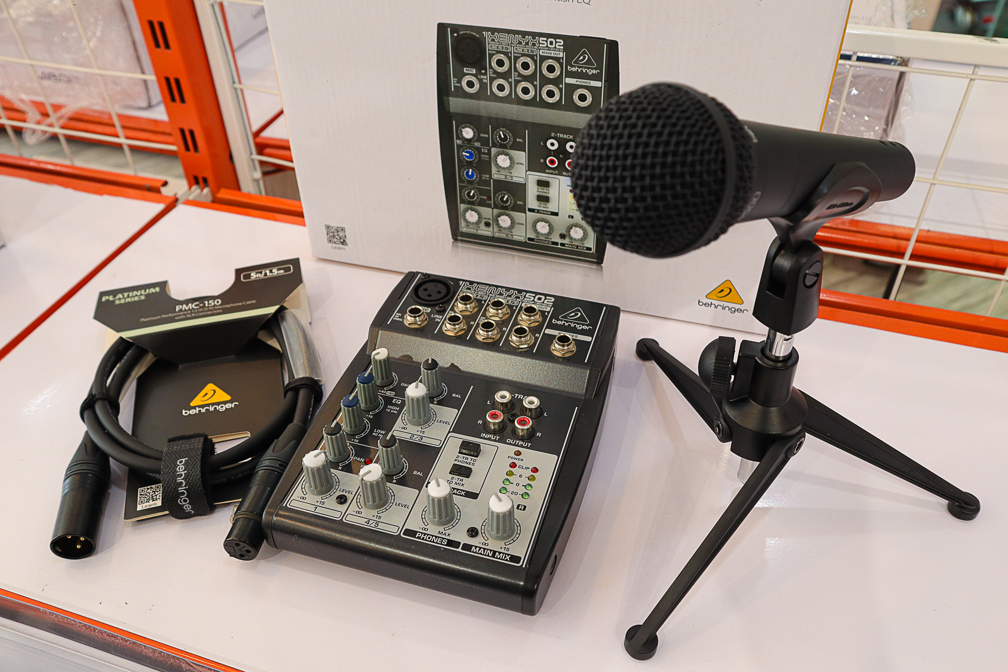 Step by step audio mixer setup